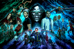 Still no sign of an Avengers: Doomsday trailer, but we did get this very cool first official cast poster